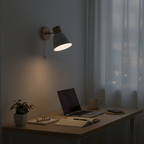 Modern wall lamp made of wood in Nordic style - Fioriscas