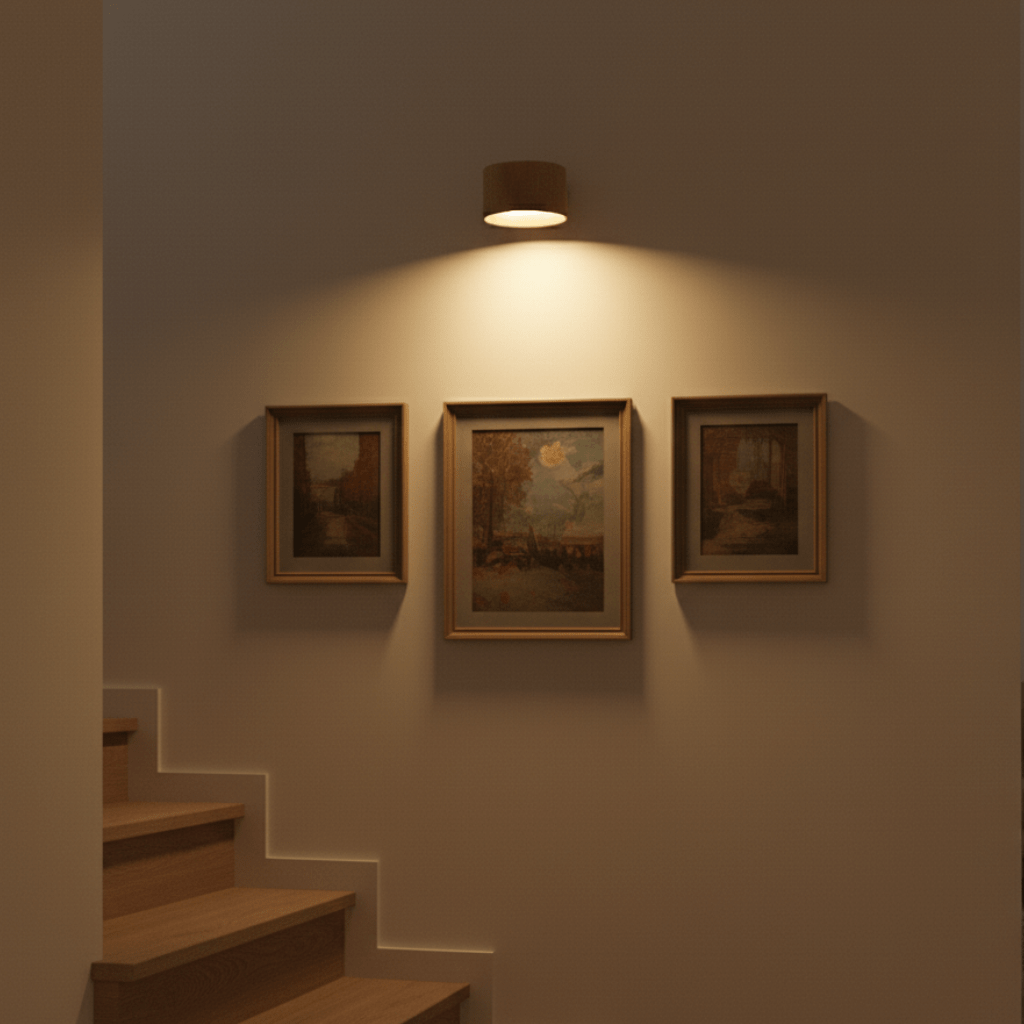 Applique da parete LED senza fili, stile nordico, ricaricabile, con dimmer a telecomando
