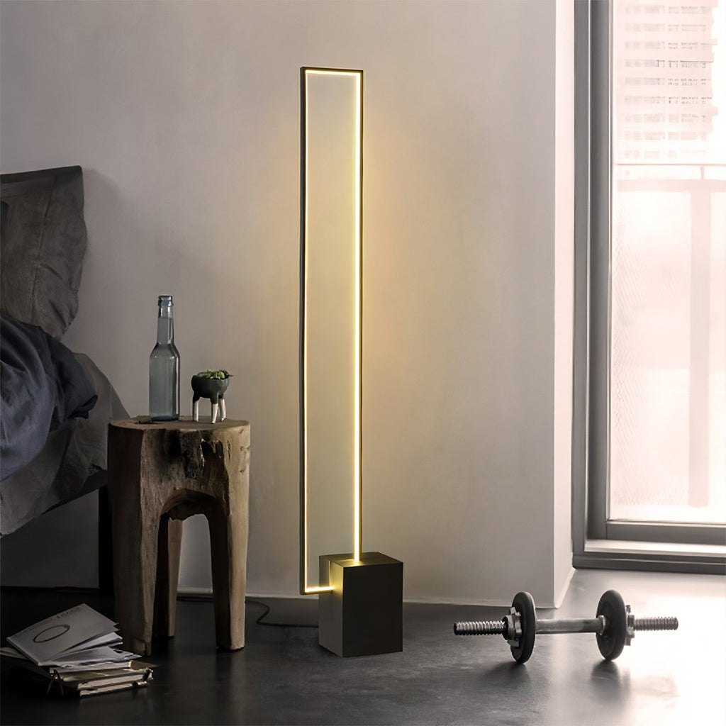 AstraLume Modern Floor Lamp With Adjustable Brightness For Living Spaces