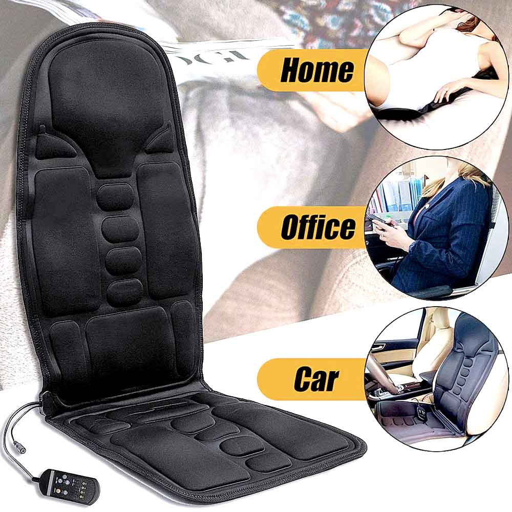 Vyhřívaný masážní polštář LumaRelief Elite s osmi vibračními motorky