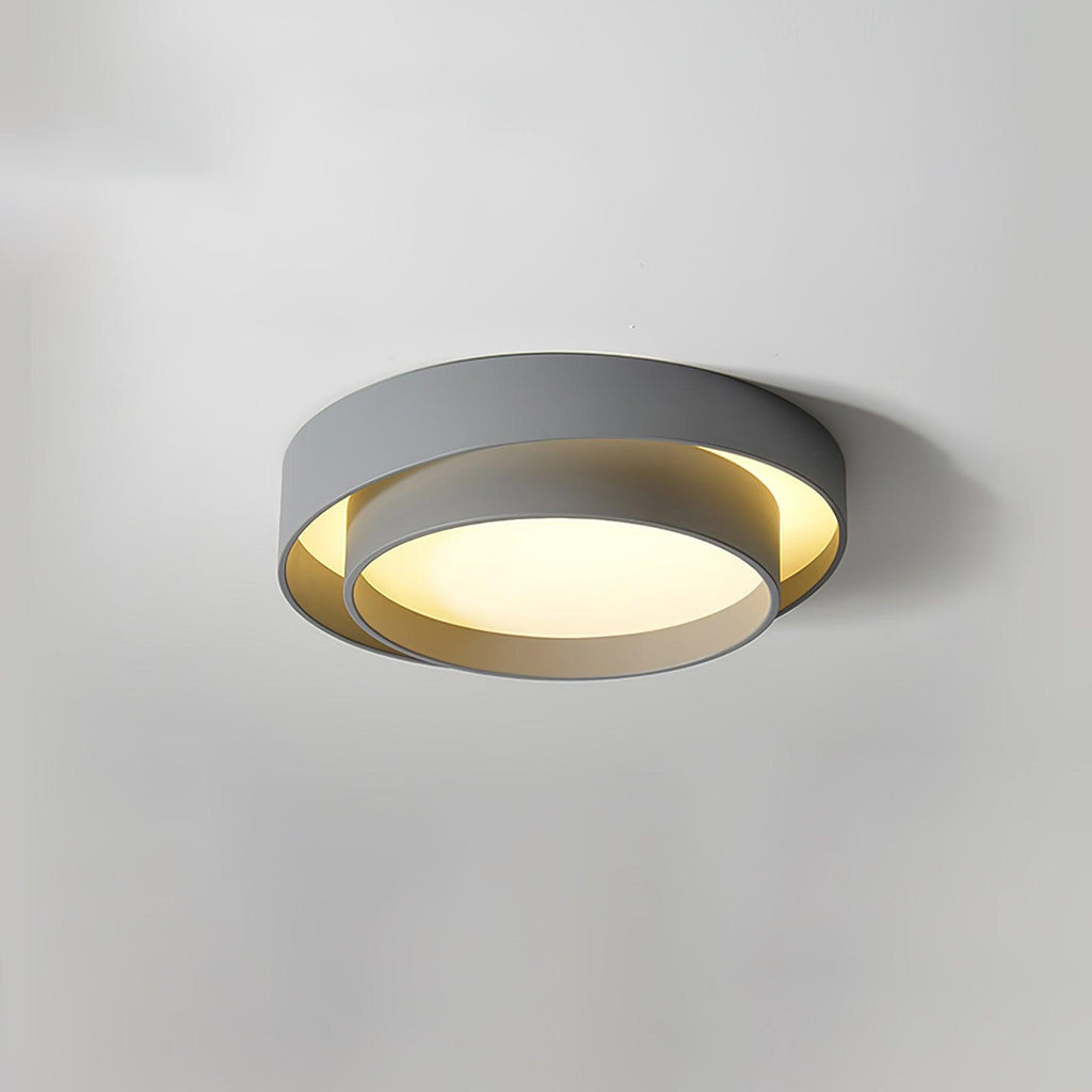Arux Nordic Art Deco Circular Flush Mount Ceiling Light | Fioriscas