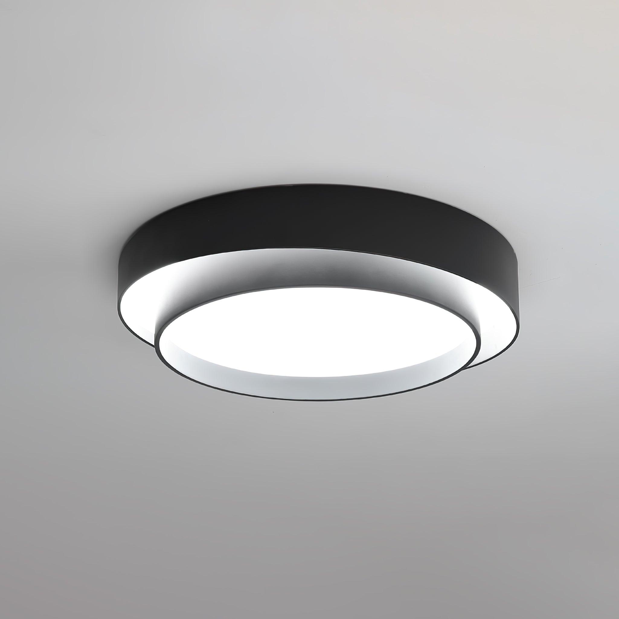 Arux Nordic Art Deco Circular Flush Mount Ceiling Light | Fioriscas
