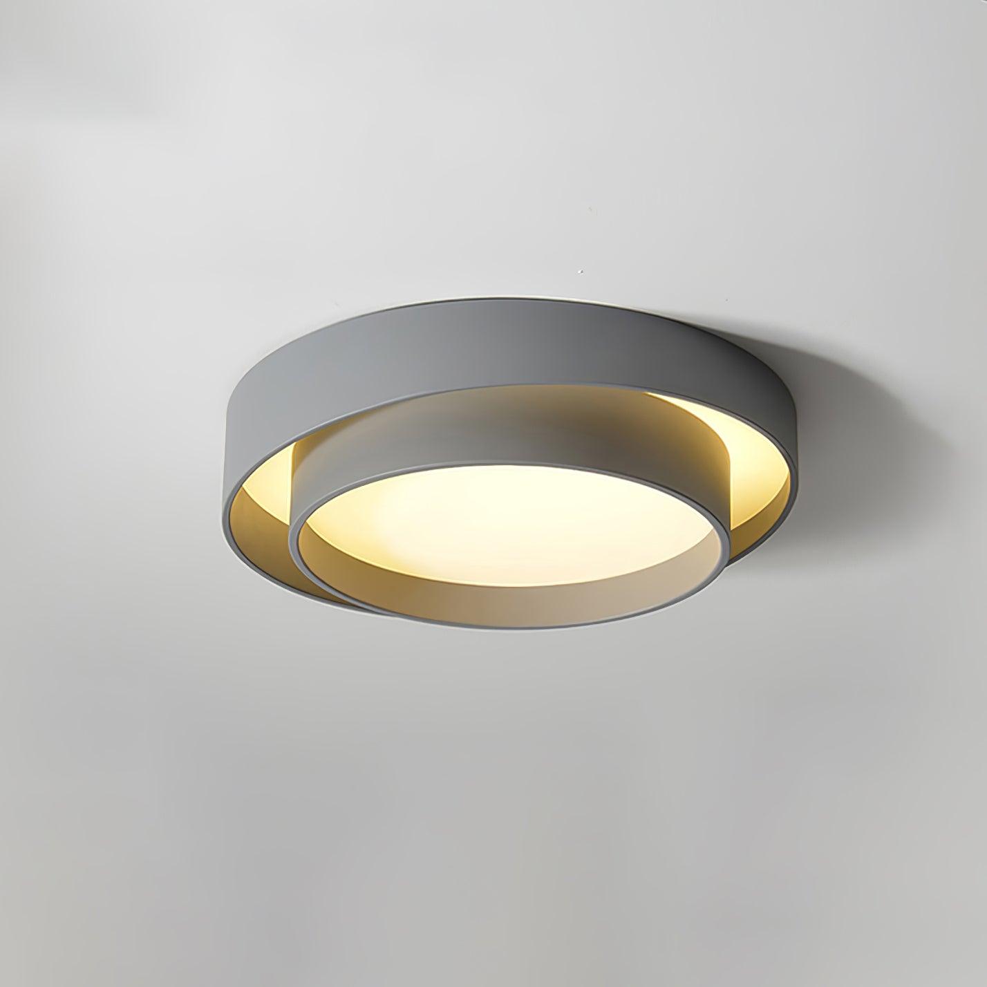 Arux Nordic Art Deco Circular Flush Mount Ceiling Light | Fioriscas
