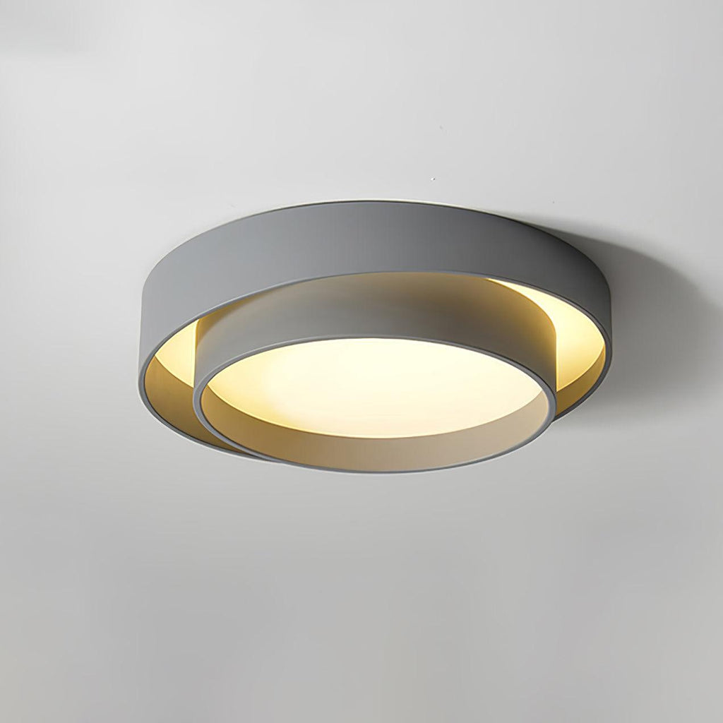 Arux Nordic Art Deco Circular Flush Mount Ceiling Light | Fioriscas