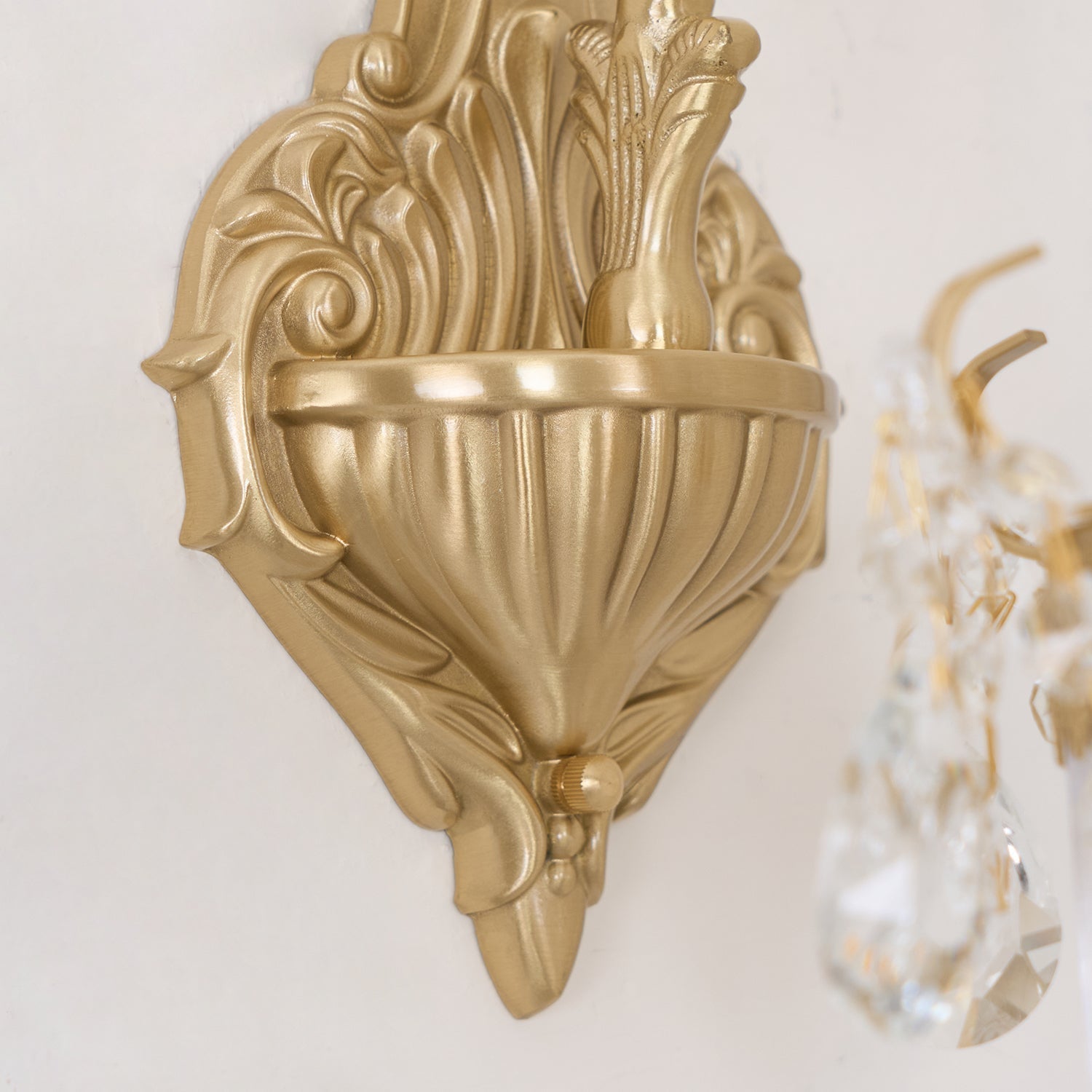 Elosia Gold Double Wall Lamp | Fioriscas