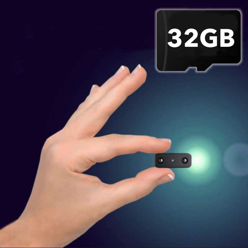 Miniaturní bezpečnostní kamera 1080P s nočním viděním a vestavěným mikrofonem
