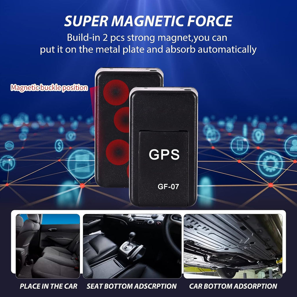 Miniaturní magnetický GPS lokátor do vozidla se sledováním v aplikaci v reálném čase