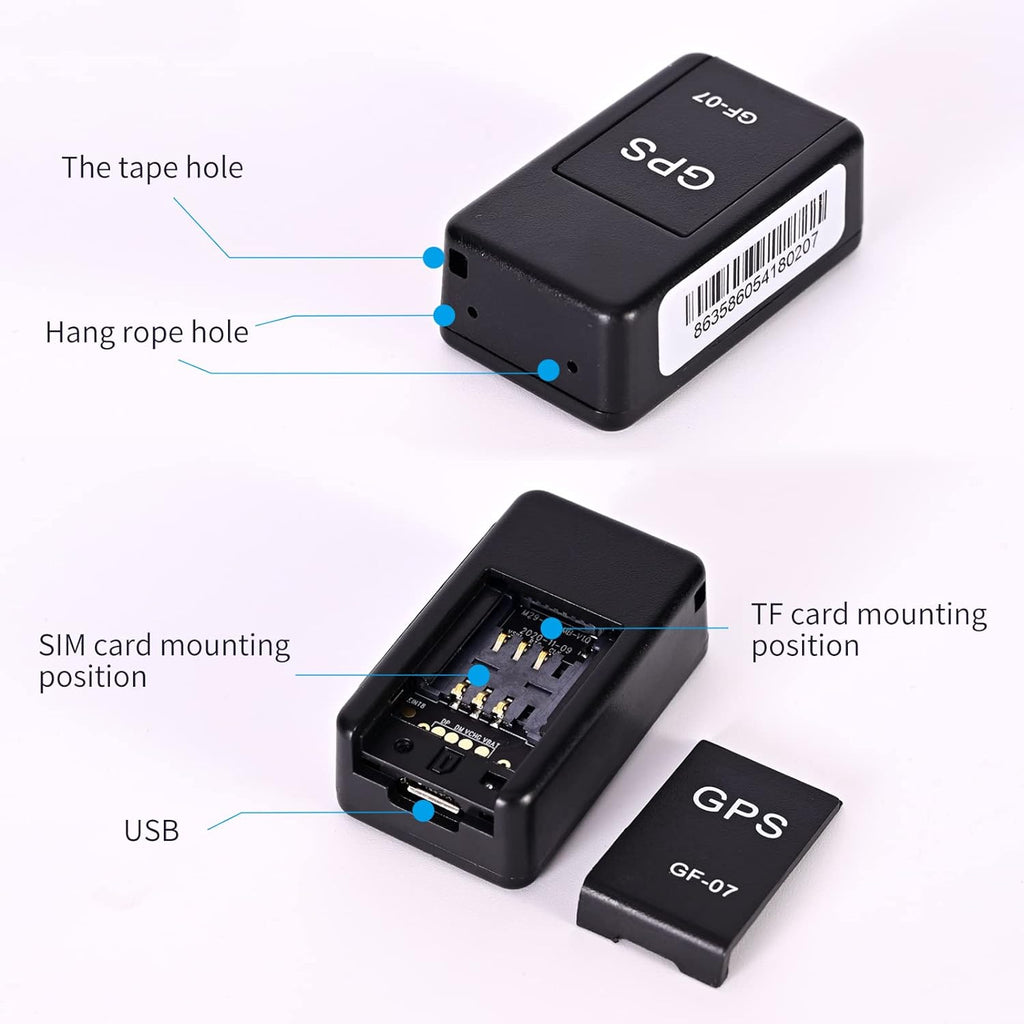 Miniaturní magnetický GPS lokátor do vozidla se sledováním v aplikaci v reálném čase