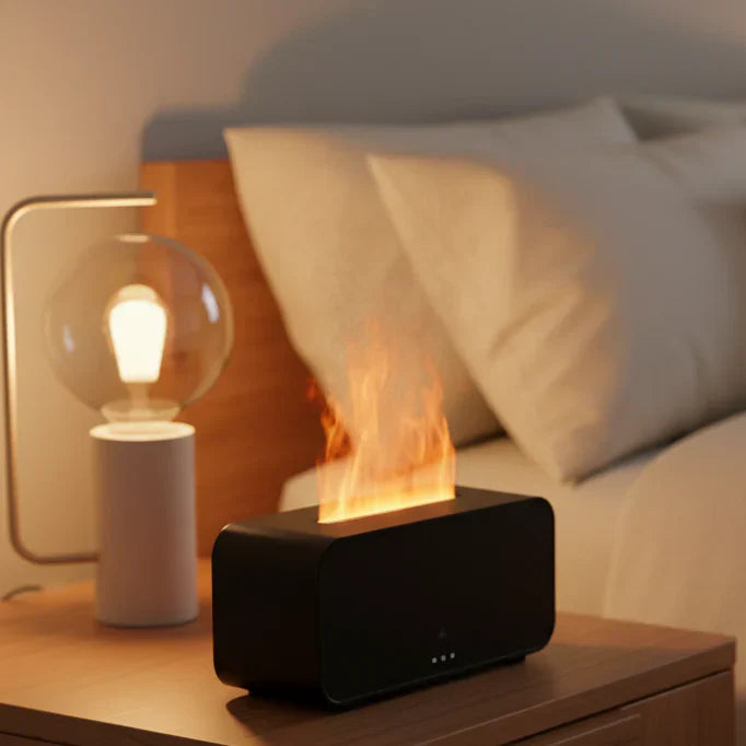 Compact Ultrasonic Aroma Diffuser with LED Color Change - Fioriscas
