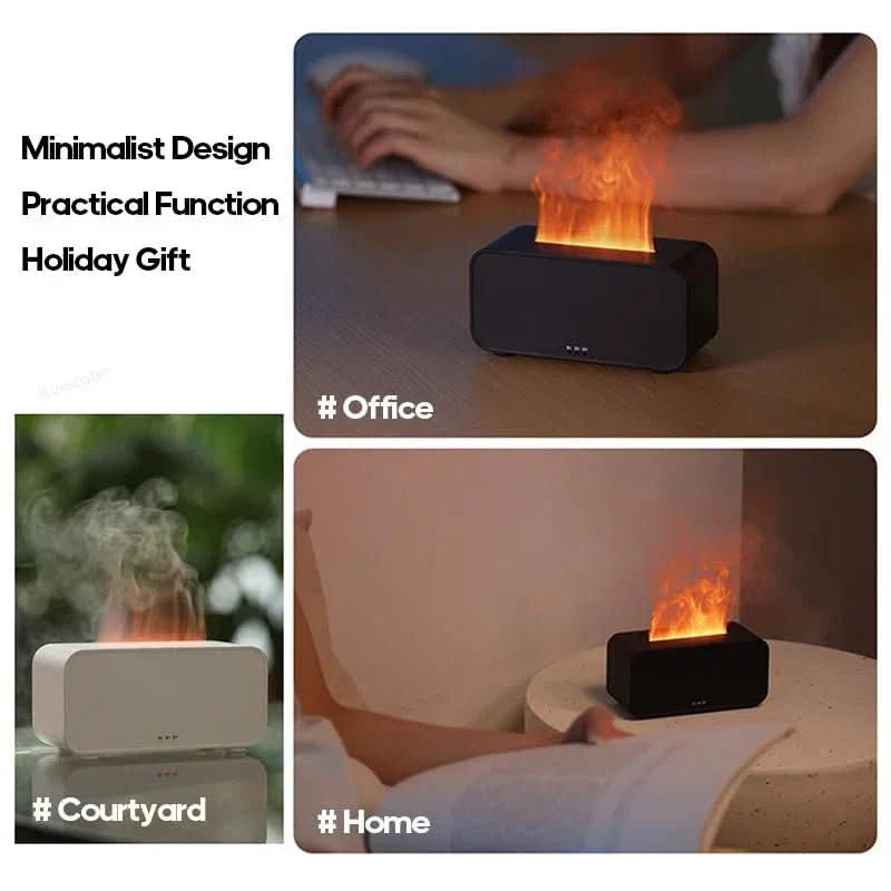 Compact Ultrasonic Aroma Diffuser with LED Color Change - Fioriscas