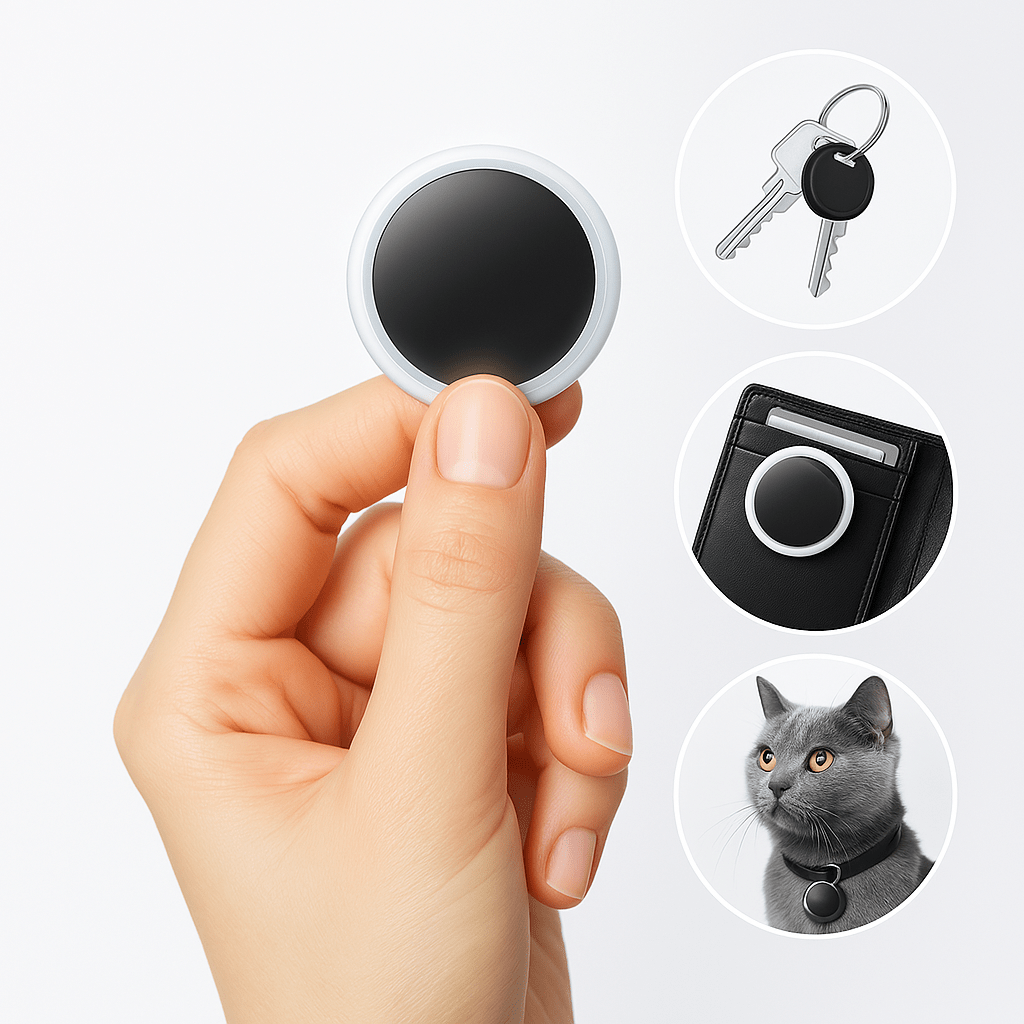Bluetooth GPS Tracker for Keys & Valuables - Fioriscas