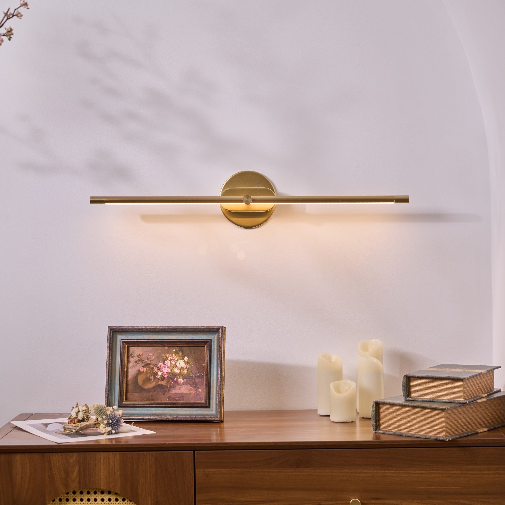 AstraLume oplaadbare wandlamp met aanraakbediening, lineair ontwerp
