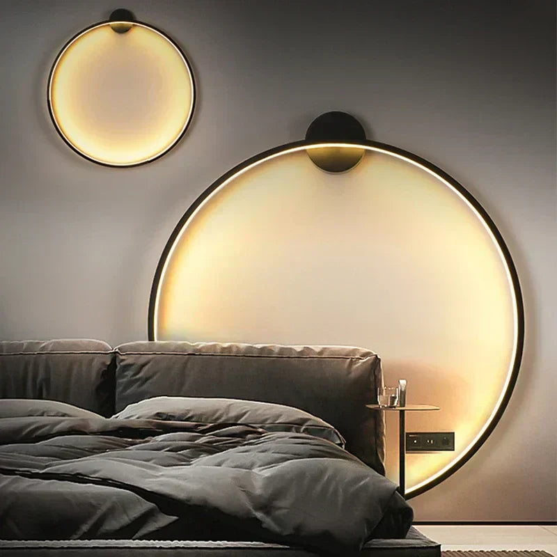 Nástěnné světlo NovaLine Circular Ring, tenké minimalistické LED akcentové světlo