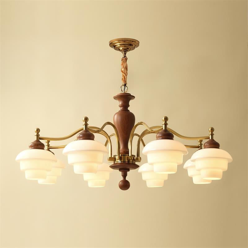 Hovian Wooden Chandelier | Fioriscas