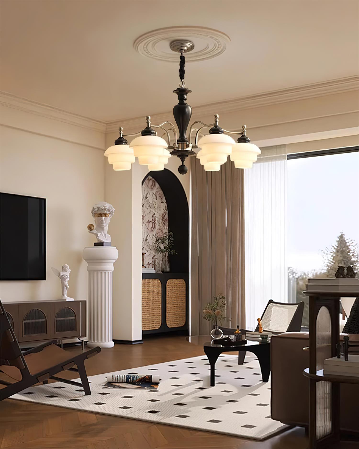 Hovian Wooden Chandelier | Fioriscas