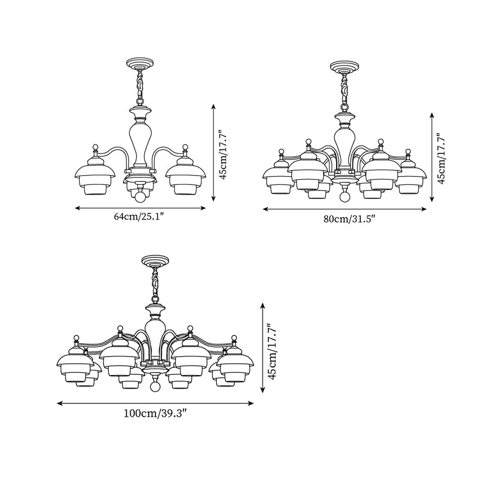 Hovian Wooden Chandelier | Fioriscas