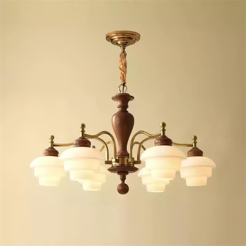 Hovian Wooden Chandelier | Fioriscas
