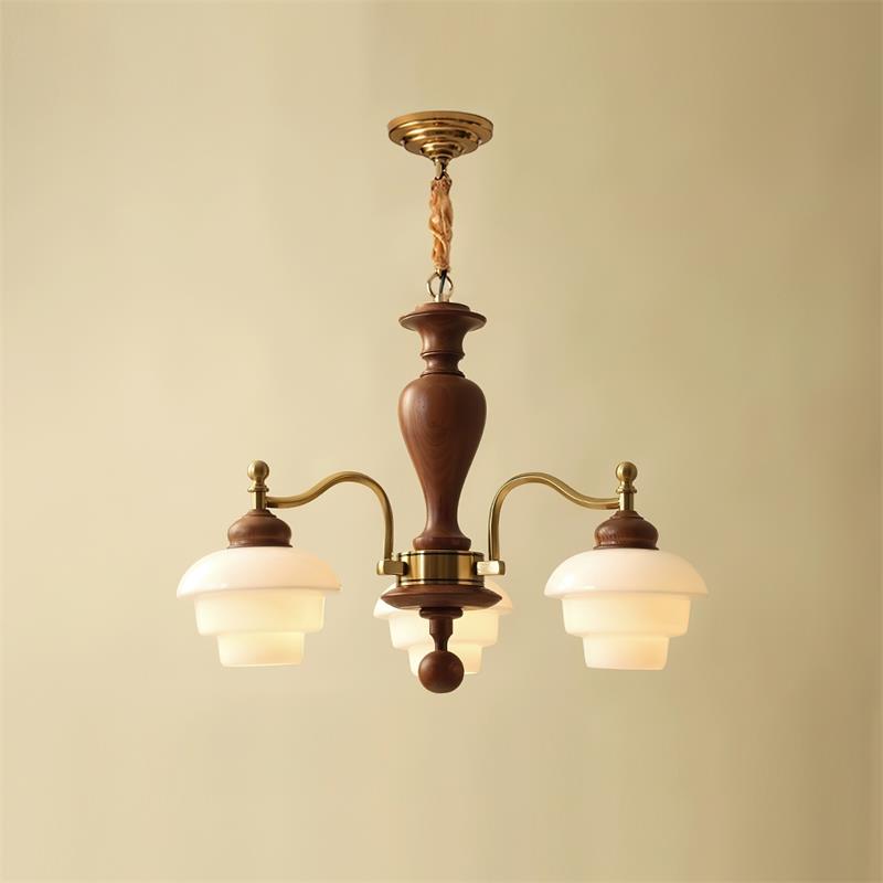 Hovian Wooden Chandelier | Fioriscas
