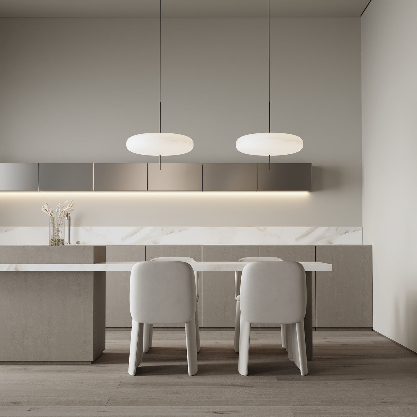 Quor Nordic Modern Oval Single Pendant Light | Fioriscas