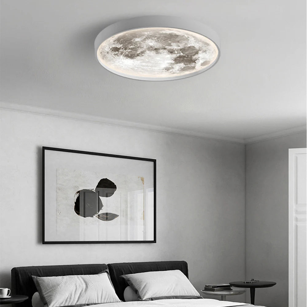 Arisha Modern Flush Mount Ceiling Light Black/White Bedroom | Fioriscas