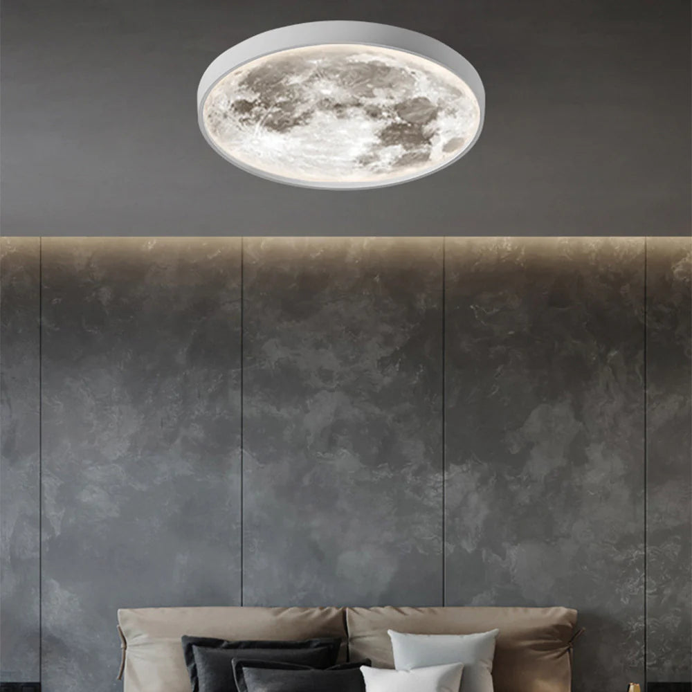 Arisha Modern Flush Mount Ceiling Light Black/White Bedroom | Fioriscas