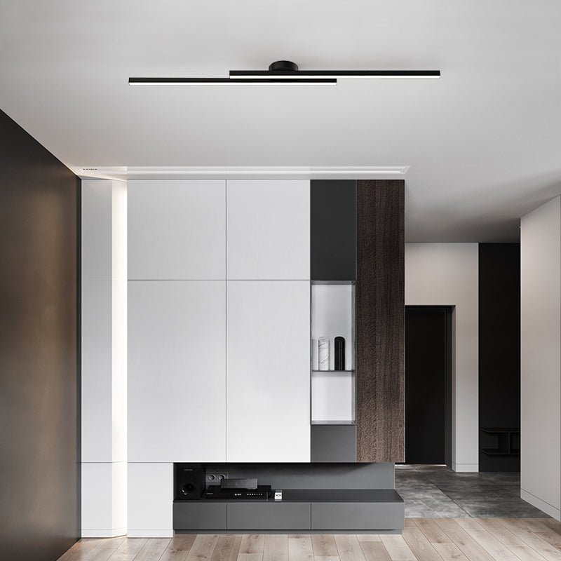 Plafoniera LED ultrasottile semipiatta in alluminio, LumenVale