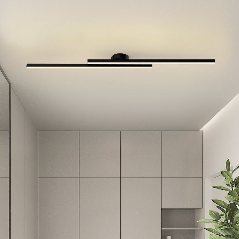 Plafoniera LED ultrasottile semipiatta in alluminio, LumenVale