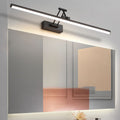 Luz LED ajustável para toucador NoirGlow, preto mate, braço inclinável
