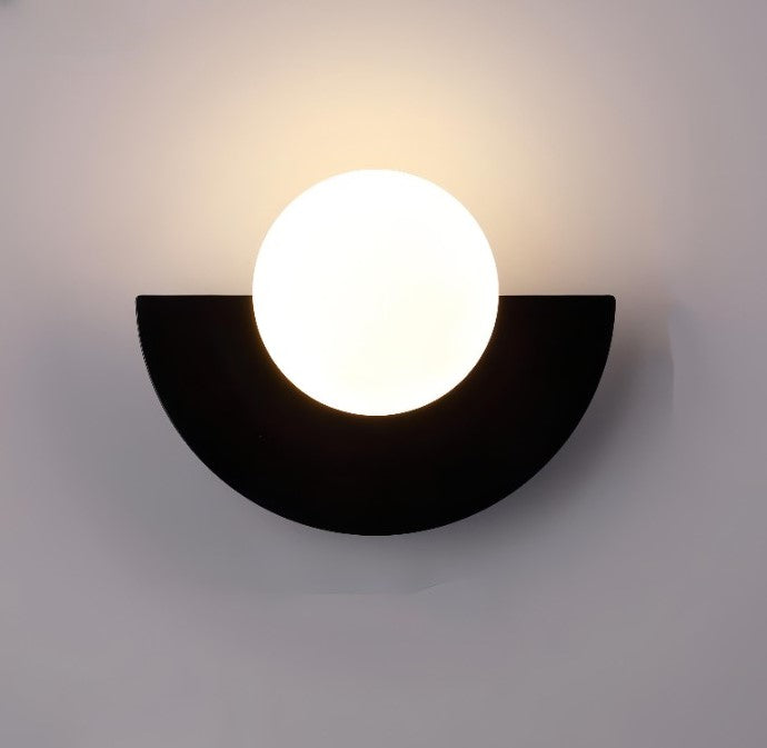 NovaArc Halbrunde LED-Wandleuchte, nordischer Stil, fünf Ausführungen