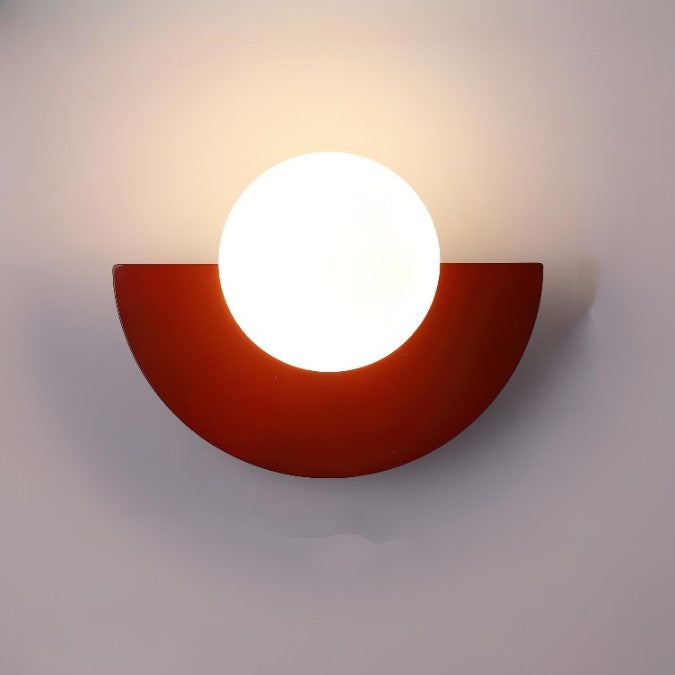 NovaArc Halbrunde LED-Wandleuchte, nordischer Stil, fünf Ausführungen