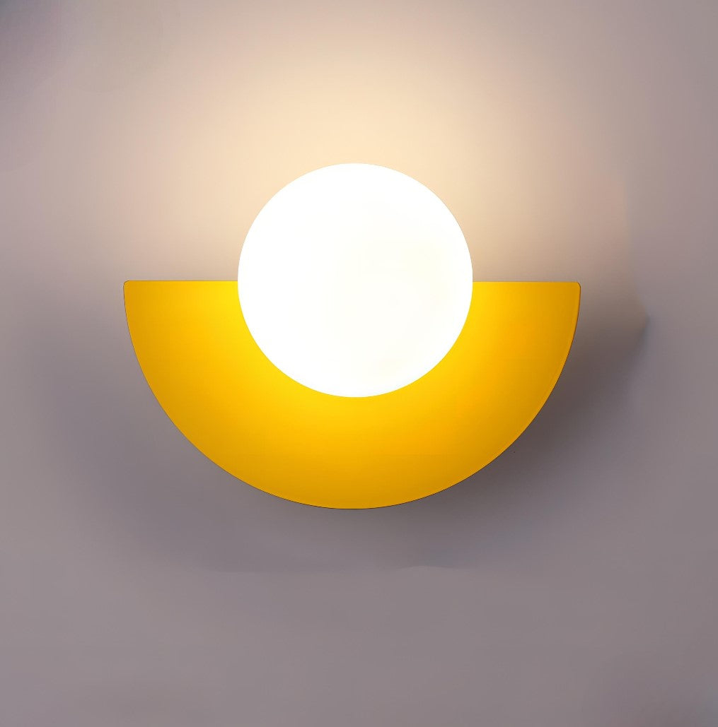 NovaArc Halbrunde LED-Wandleuchte, nordischer Stil, fünf Ausführungen