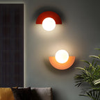 NovaArc Halbrunde LED-Wandleuchte, nordischer Stil, fünf Ausführungen