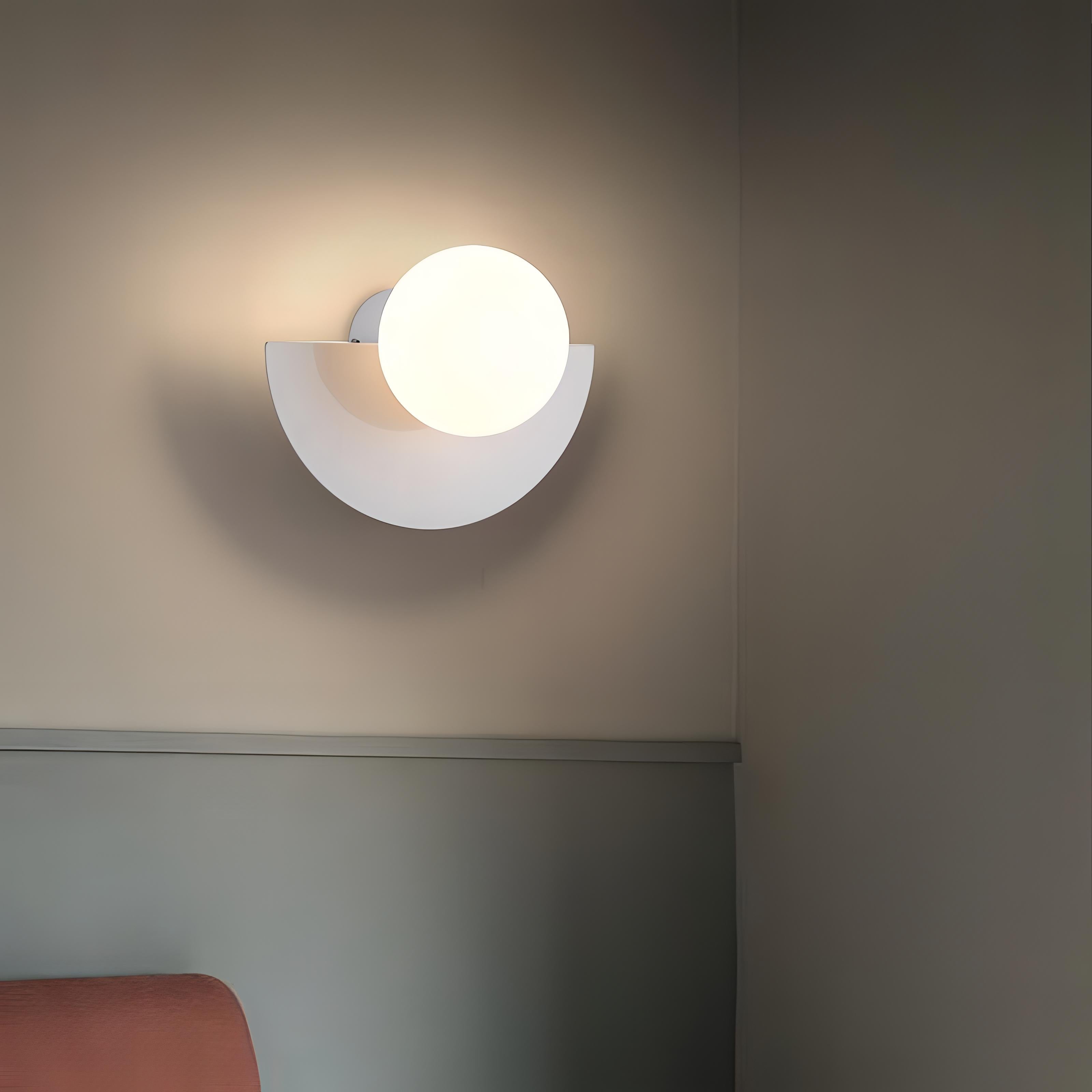 NovaArc Halbrunde LED-Wandleuchte, nordischer Stil, fünf Ausführungen