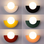 NovaArc Halbrunde LED-Wandleuchte, nordischer Stil, fünf Ausführungen