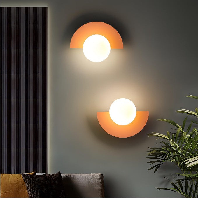 NovaArc Halbrunde LED-Wandleuchte, nordischer Stil, fünf Ausführungen