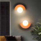 NovaArc Halbrunde LED-Wandleuchte, nordischer Stil, fünf Ausführungen