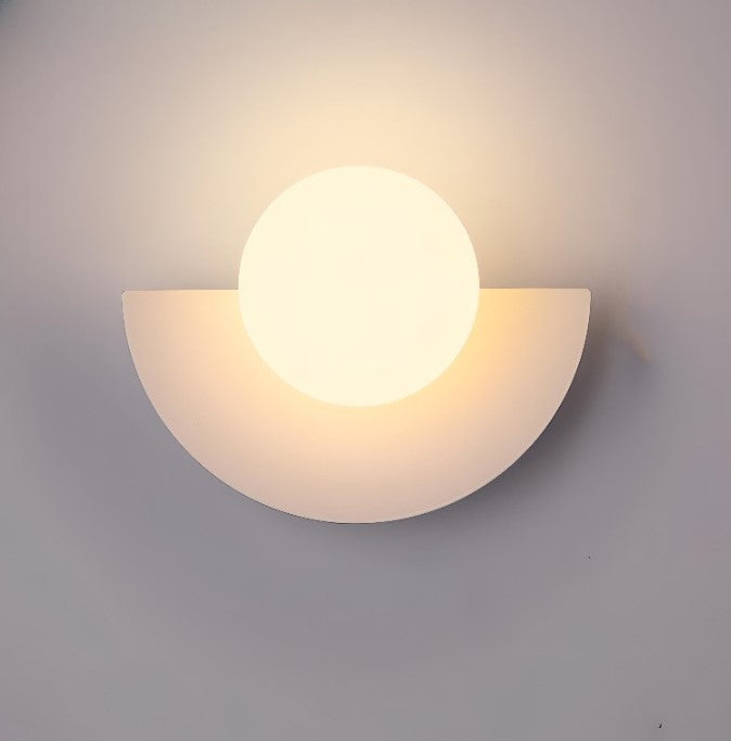 NovaArc Halbrunde LED-Wandleuchte, nordischer Stil, fünf Ausführungen