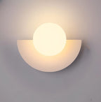 NovaArc Halbrunde LED-Wandleuchte, nordischer Stil, fünf Ausführungen