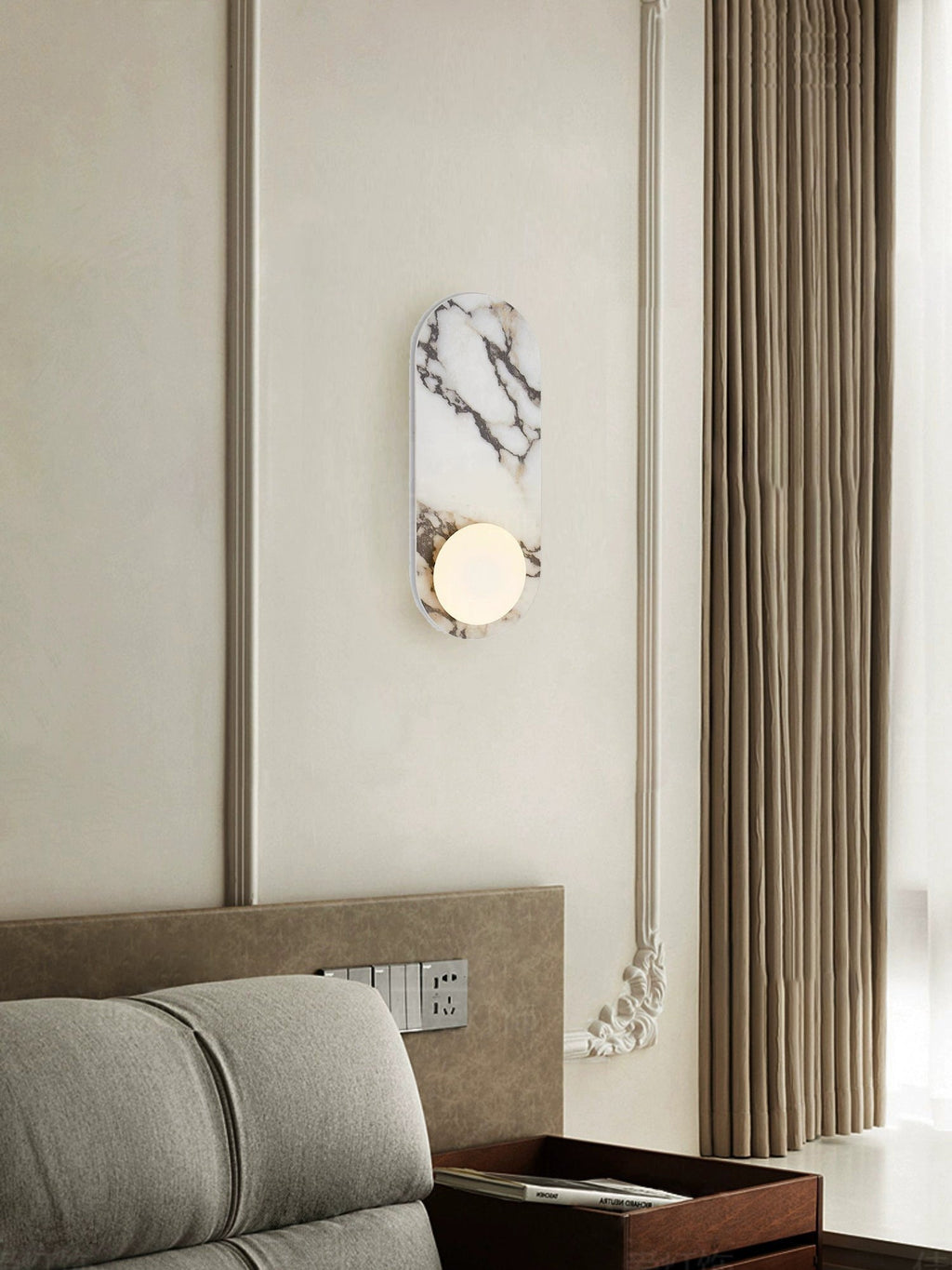Avi Marble Wall Lamp | Fioriscas
