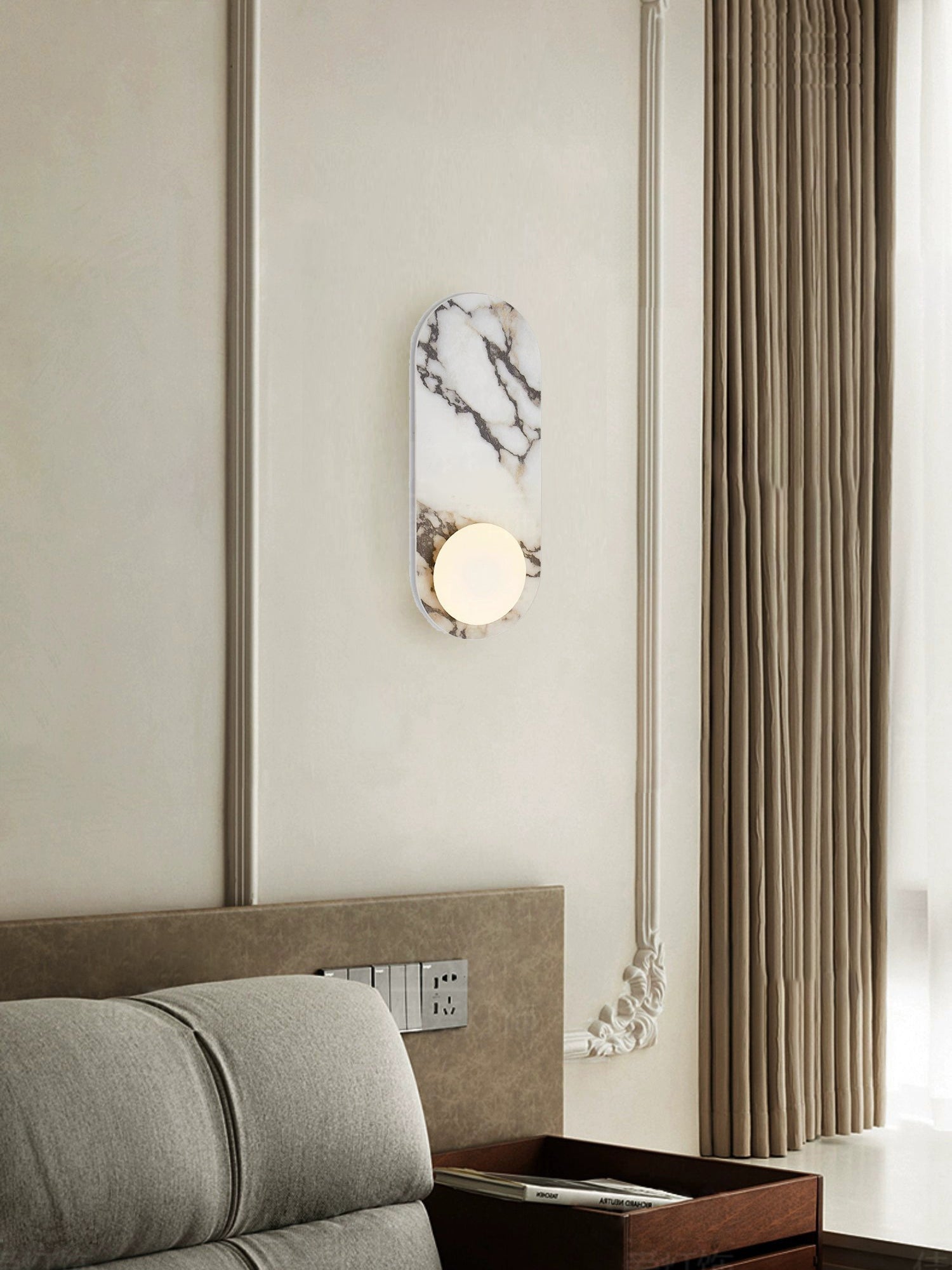 Avi Marble Wall Lamp | Fioriscas