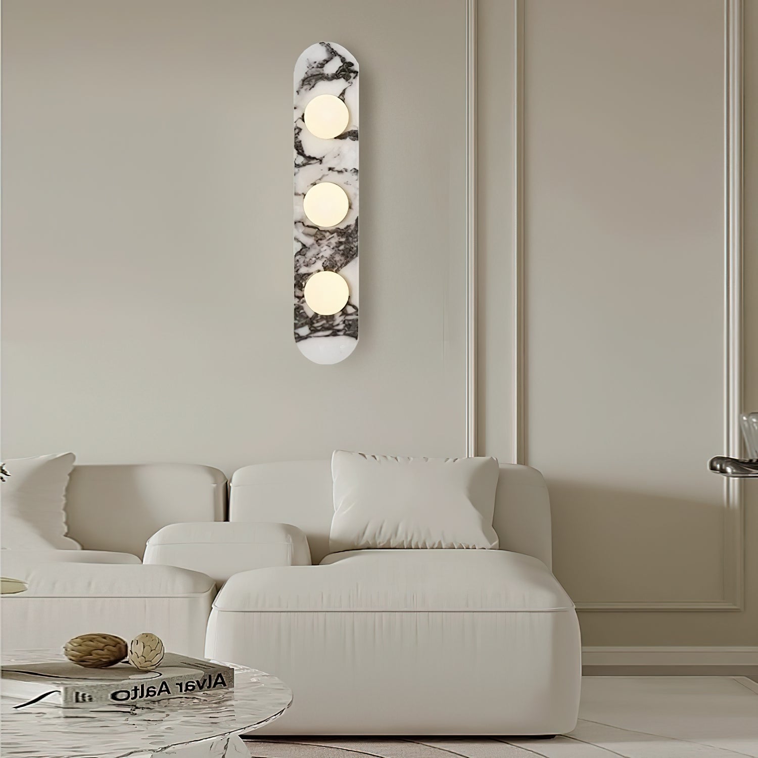 Avi Marble Wall Lamp | Fioriscas