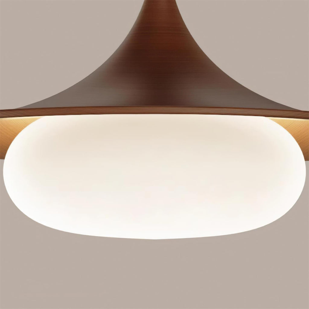 Ovelis Wooden Canopy Pendant Light | Fioriscas
