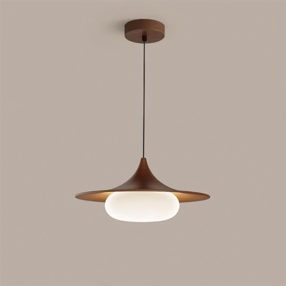 Ovelis Wooden Canopy Pendant Light | Fioriscas