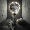 Dimmbares LED-Mond- und Erdwandleuchte, beruhigendes Schlafzimmerlicht