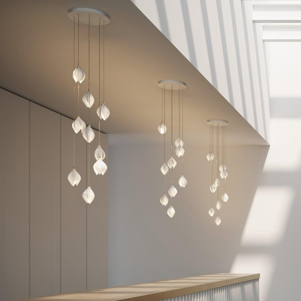 Olivia Luxury Metal Ceramic Pendant Light Living Room Bedroom | Fioriscas