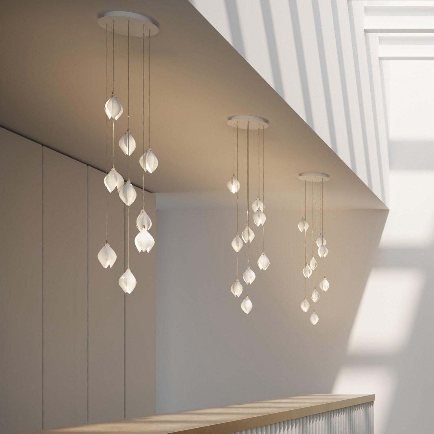 Olivia Luxury Metal Ceramic Pendant Light Living Room Bedroom | Fioriscas