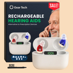 Wiederaufladbare In-Ear-Hörgeräte für klareres Hören im Alltag
