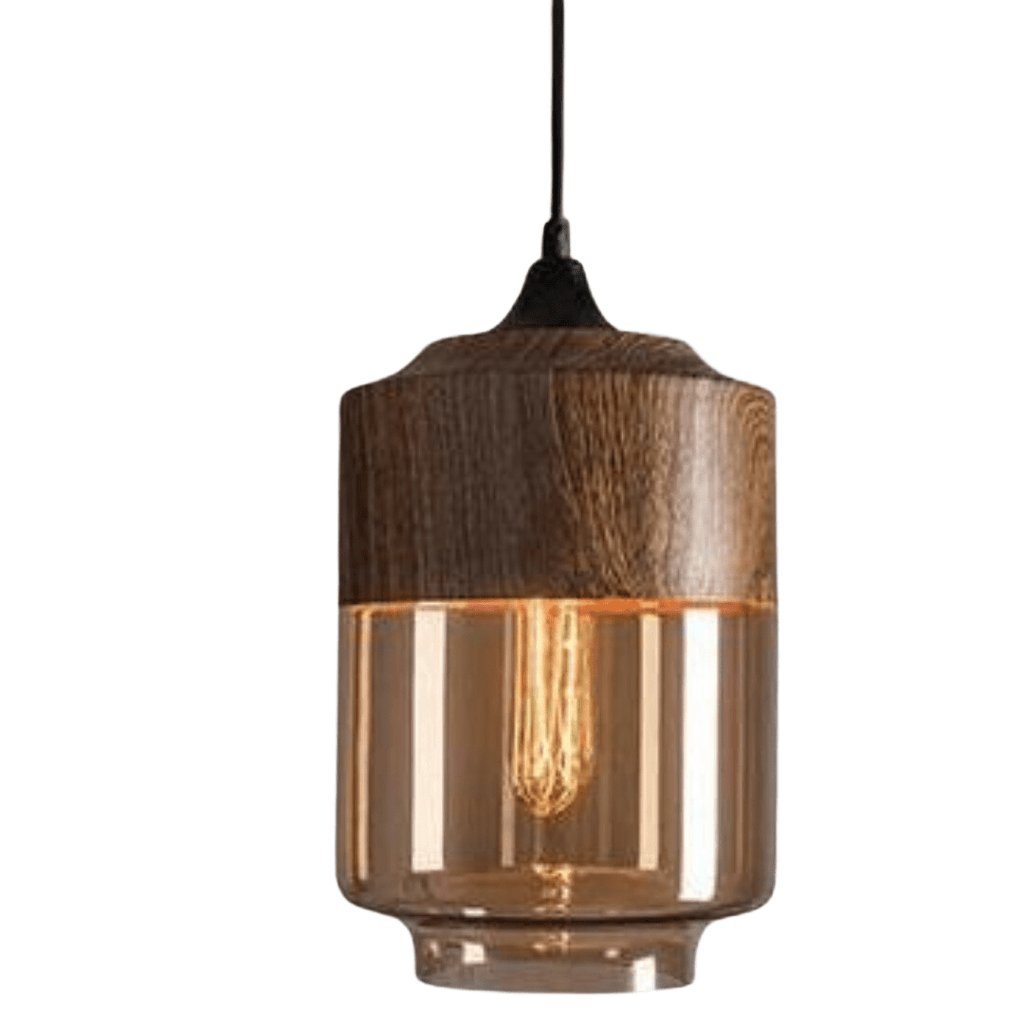 Minimalistische Holz-Deckenleuchte für moderne Innenräume - Fioriscas