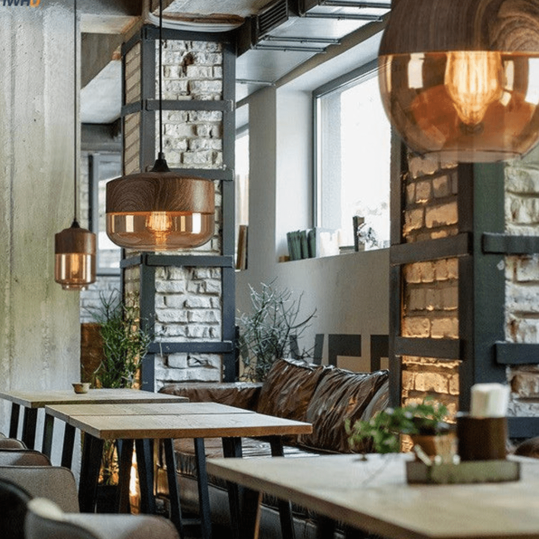 Minimalistische Holz-Deckenleuchte für moderne Innenräume - Fioriscas
