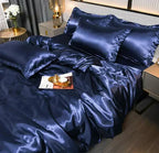 Velouria Silky Satin Duvet Cover, 17 Colours, 5 Sizes Plus Pillowcases